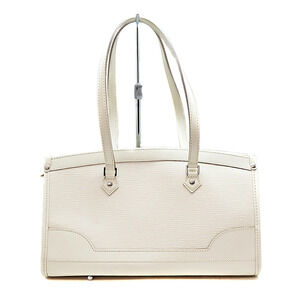 Louis Vuitton Madeleine Handbag Epi Leather White